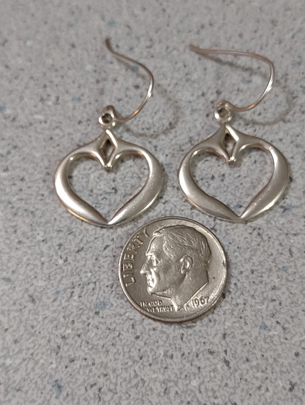Firm Final Price!*Dolphin Heart Earrings